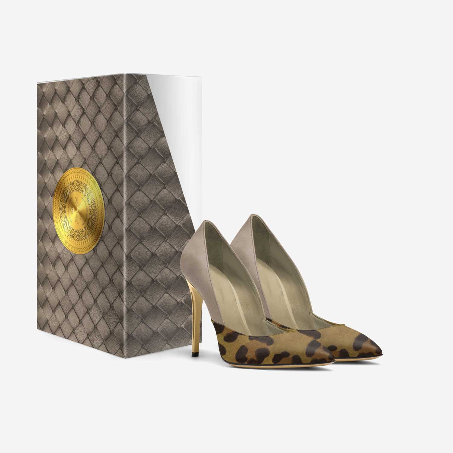 Malaika 105 custom made in Italy shoes by S'Tha Maz | Box view
